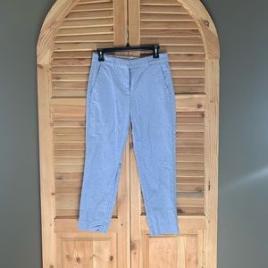 J. crew chambray cropped pants
